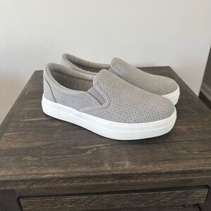 SODA brand Gray Slip-On Sneakers Women’s Size 6 1/2 - BRAND NEW!